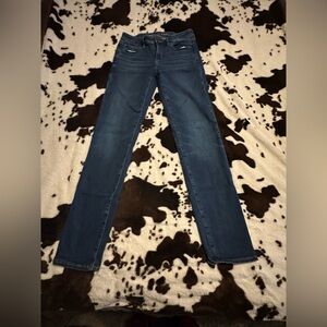 American Eagle Women's Dark Blue Skinny Jeans